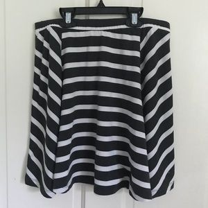 Mossimo Striped Skater Skirt size Medium
